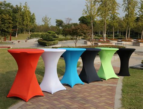 spandex cocktail table cover